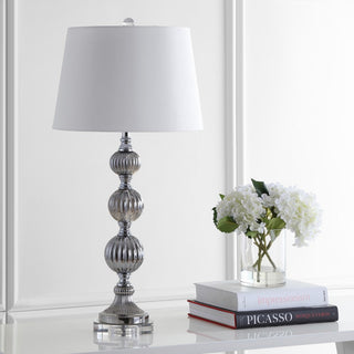 Belfast 31" Triple Sphere Glass/Crystal LED Table Lamp