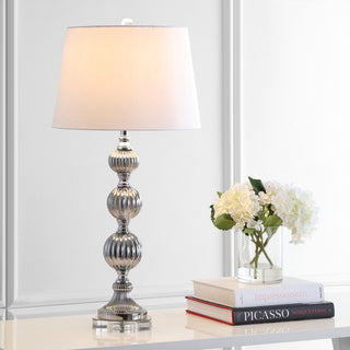 Belfast 31" Triple Sphere Glass/Crystal LED Table Lamp