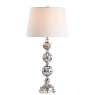 Belfast 31" Triple Sphere Glass/Crystal LED Table Lamp