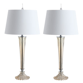 Bourbon 32" Glass LED Table Lamp, Set of 2