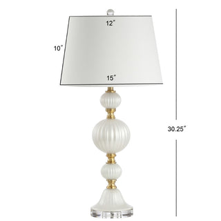 Savile 30" Glass/Crystal LED Table Lamp