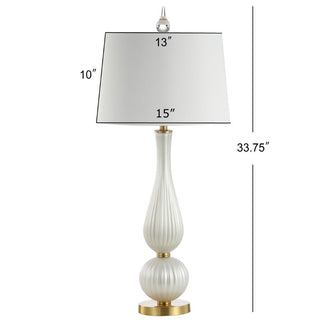 Barcelona 33.7" Glass LED Table Lamp