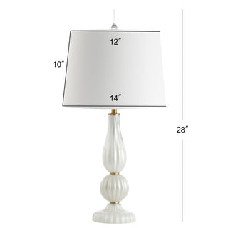 Camden 28" Glass/Metal LED Table Lamp