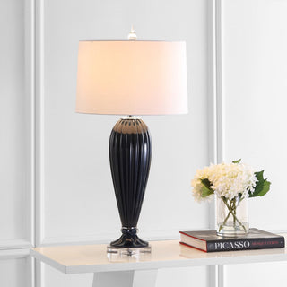 London 32.5" Glass/Crystal LED Table Lamp