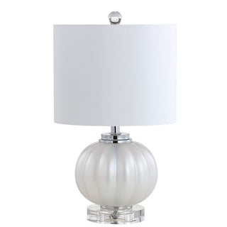 Broadway 17.5" Glass/Crystal LED Table Lamp