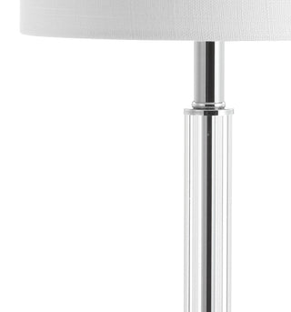 Okarito 19.5" Crystal Column/Metal LED Table Lamp