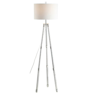 Kaka 60" Surveyor's Tripod Metal/Crystal LED Floor Lamp