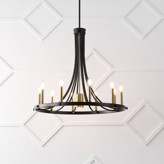 Mansfield Adjustable Iron Transitional Modern LED Chandelier