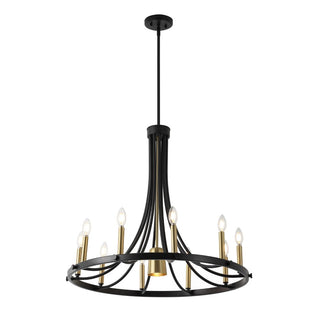 Mansfield Adjustable Iron Transitional Modern LED Chandelier