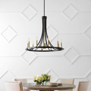 Mansfield Adjustable Iron Transitional Modern LED Chandelier