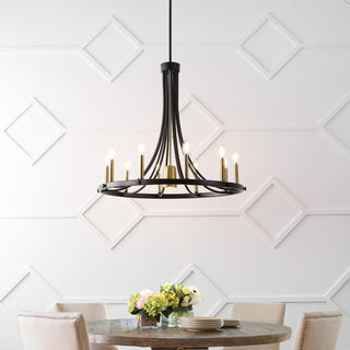 Mansfield Adjustable Iron Transitional Modern LED Chandelier