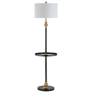 Ronald 61" Metal LED End Table Floor Lamp