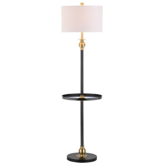 Ronald 61" Metal LED End Table Floor Lamp