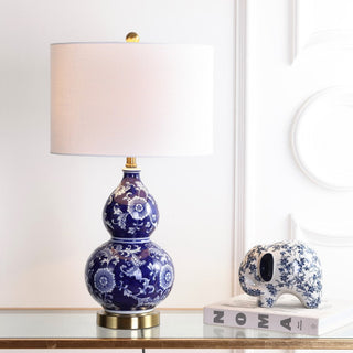 Angie 27" Ceramic Chinoiserie LED Table Lamp