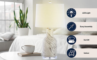 Cole 23" Ceramic LED Table Lamp