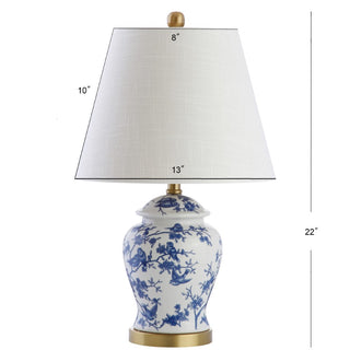 Danny 22" Chinoiserie LED Table Lamp