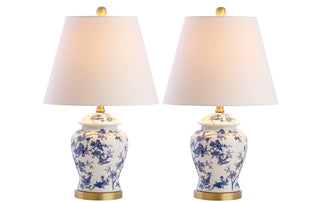 Danny 22" Chinoiserie LED Table Lamp