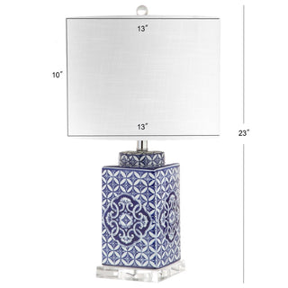 Luna 23" Chinoiserie LED Table Lamp