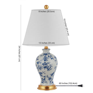 Mina 24" Floral LED Table Lamp