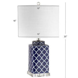 Anna 23" Chinoiserie LED Table Lamp