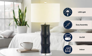 Rebecca 26.5" Ceramic LED Table Lamp