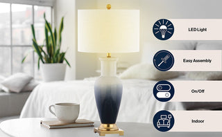 Prince 31.5" Ceramic LED Table Lamp