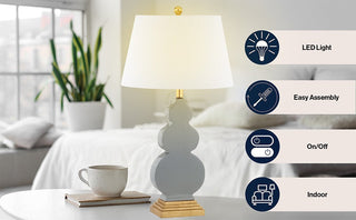 Jane 29" Ceramic/Resin LED Table Lamp