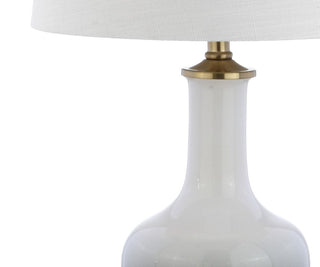 Joe 25" Ceramic/Brass LED Table Lamp