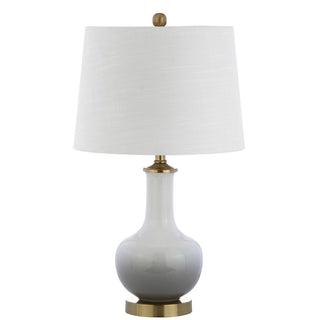 Joe 25" Ceramic/Brass LED Table Lamp