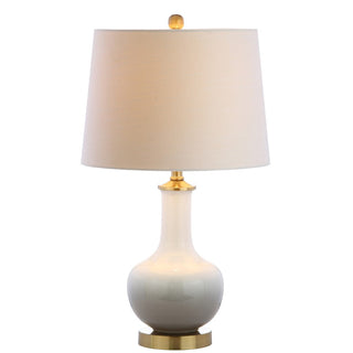 Joe 25" Ceramic/Brass LED Table Lamp