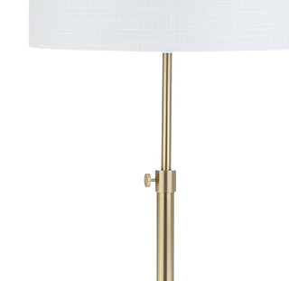 Musa 65" Adjustable Metal/Marble LED Floor Lamp