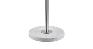 Musa 65" Adjustable Metal/Marble LED Floor Lamp