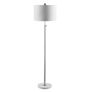 Musa 65" Adjustable Metal/Marble LED Floor Lamp