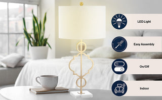 Billy 31" Metal LED Table Lamp