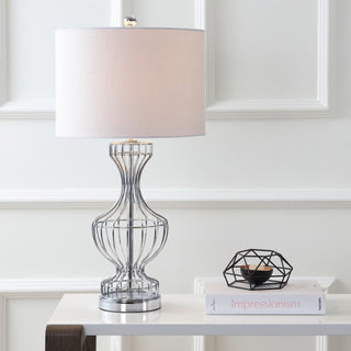 Milan 28" Metal Wire Frame LED Table Lamp