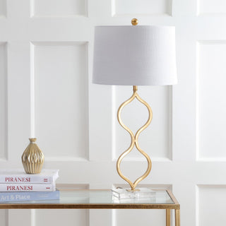 Larry 31.5" Metal/Crystal LED Table Lamp