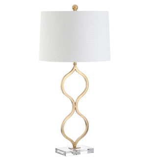 Larry 31.5" Metal/Crystal LED Table Lamp