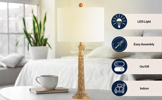 Henry 28.7" Resin LED Table Lamp