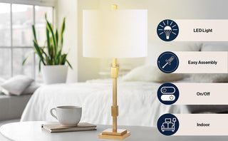 Kenny 29" Metal LED Table Lamp