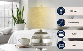 Brenna 24" Resin LED Table Lamp