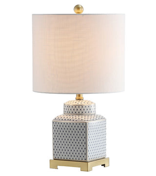 Davion 21.5" Ceramic/Metal Ginger Jar LED Table Lamp