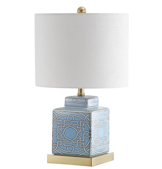 Koda 22" Ceramic/Metal Ginger Jar LED Table Lamp