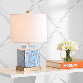 Koda 22" Ceramic/Metal Ginger Jar LED Table Lamp