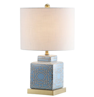 Koda 22" Ceramic/Metal Ginger Jar LED Table Lamp