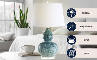 Naya 28.5" Ceramic LED Table Lamp