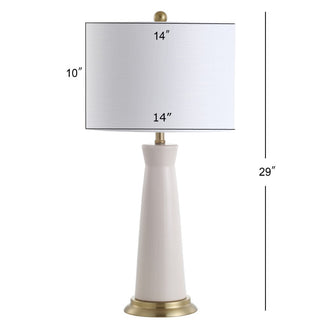 Coleman 29" Ceramic Column LED Table Lamp