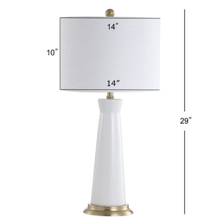 Coleman 29" Ceramic Column LED Table Lamp