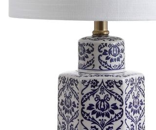 Sandra 23.5" Ginger Jar Ceramic/Metal LED Table Lamp