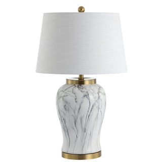 Winter 28" Ceramic Marble LED Table Lamp