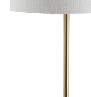 Jamari 59" Metal/Wood LED Floor Lamp with Table